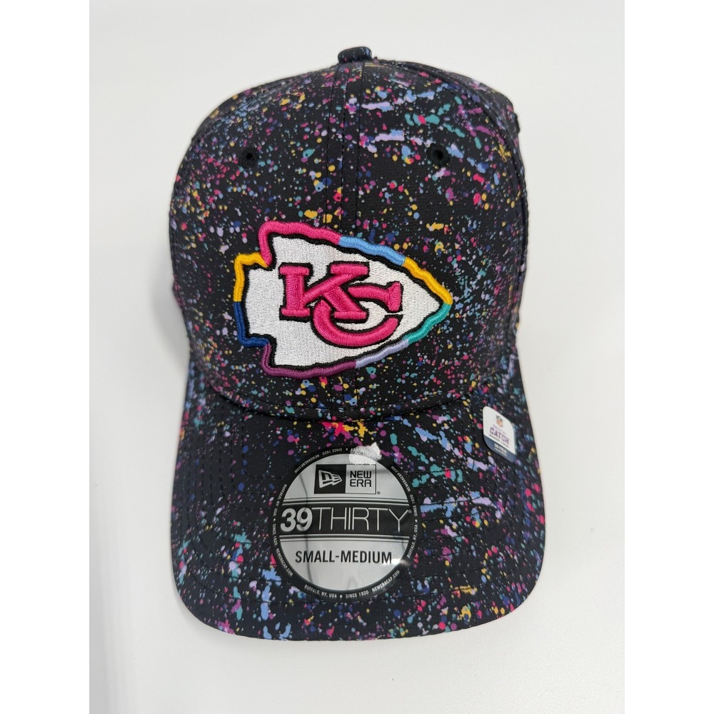 Kansas City Chiefs New Era Crucial Catch 39Thirty Size S/M Fitted Hat Cap New